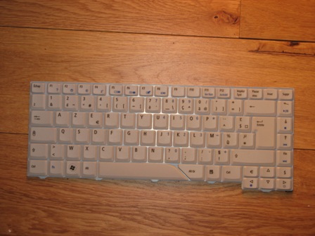 Clavier AZERTY Français ACER-Aspire-4520-5520-4710-4720-5920-Modèle-ZD1-P-N-AEZD1F00010-9J-N5982-E0F-Blanc